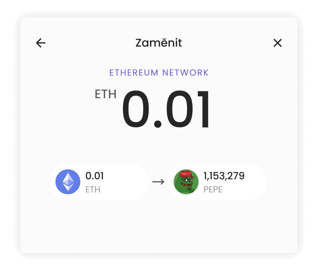 Kupujte a směňujte tisíce tokenů