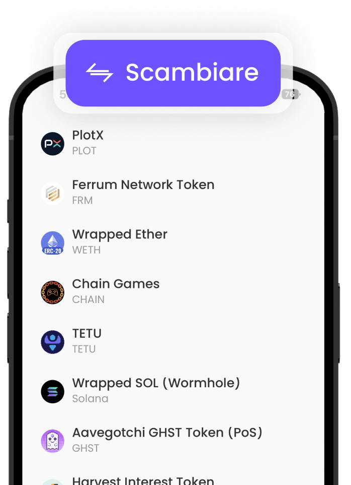 Scatena il potenziale dello swap di token