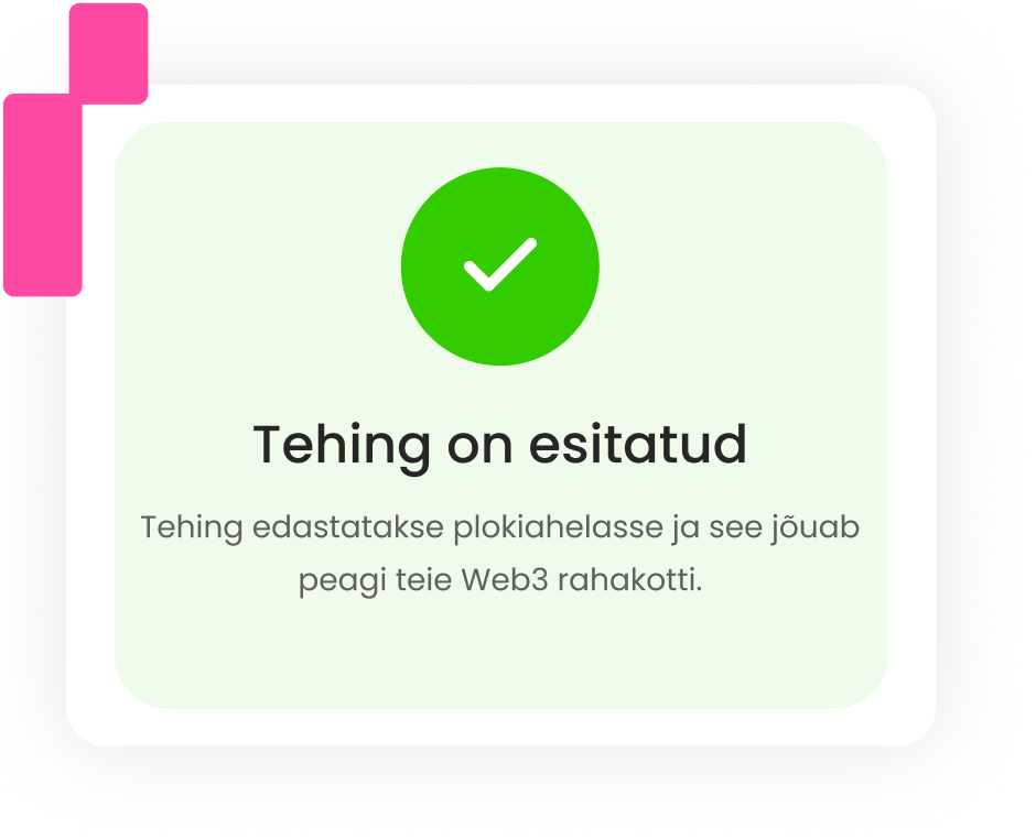 Müüge oma tokenid sekunditega