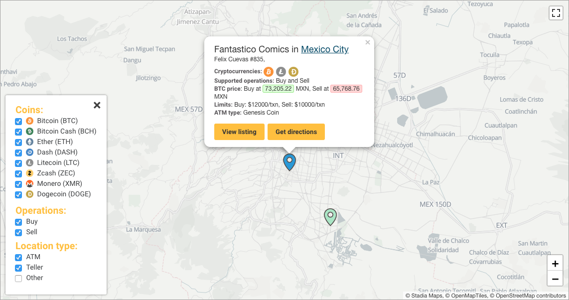 bitcoin atm location