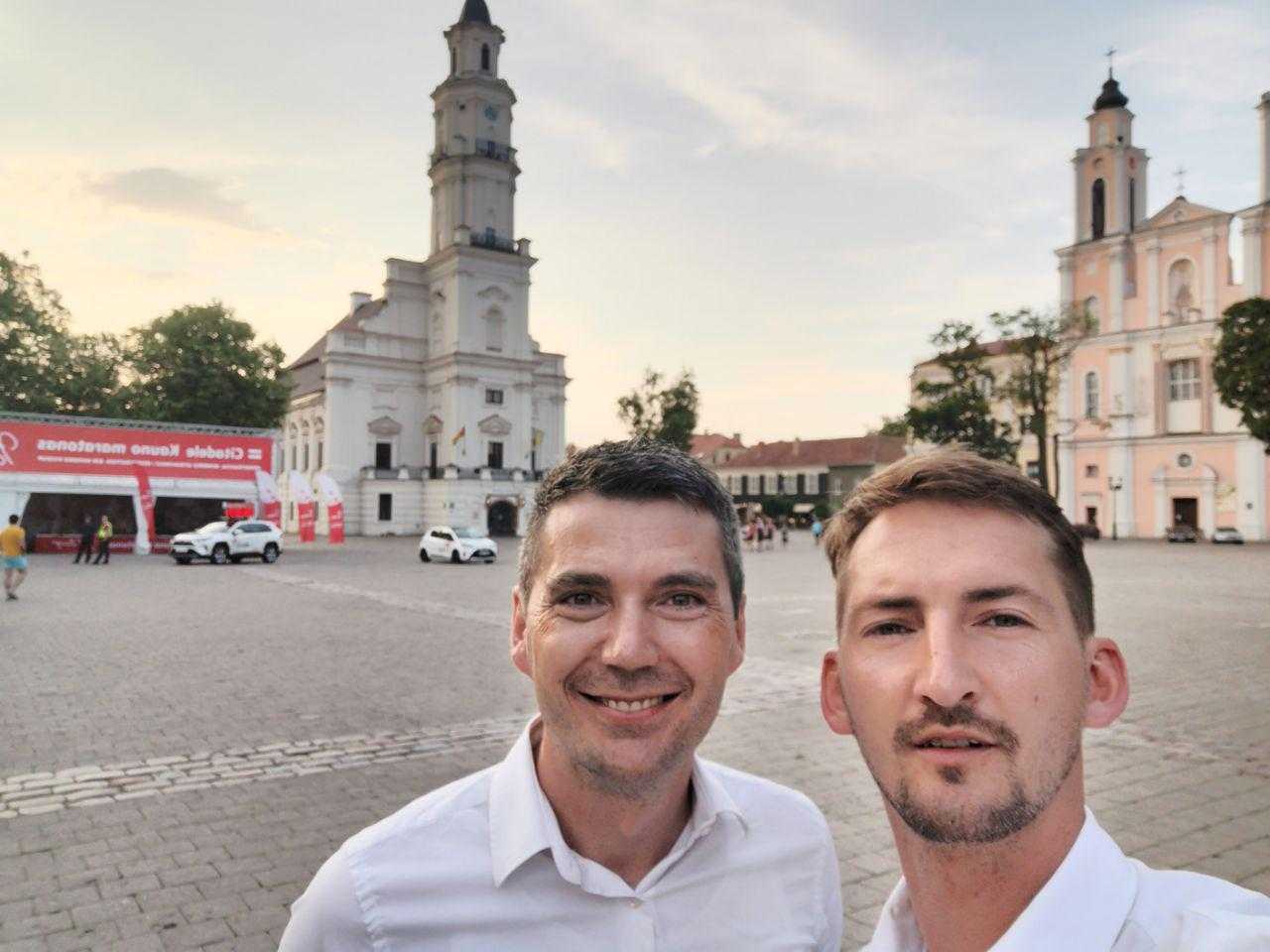 dejan and laimonas in kaunas, lt.