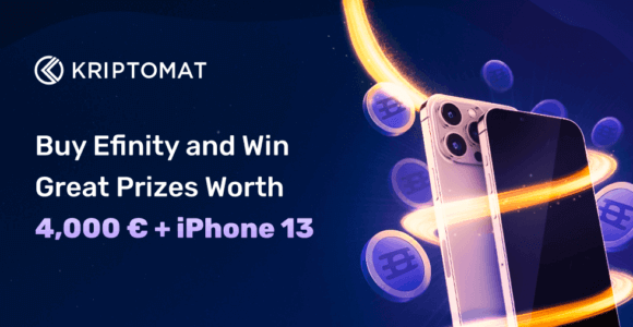 buy efinity, win great prizes – worth 4,000 € + iphone 13