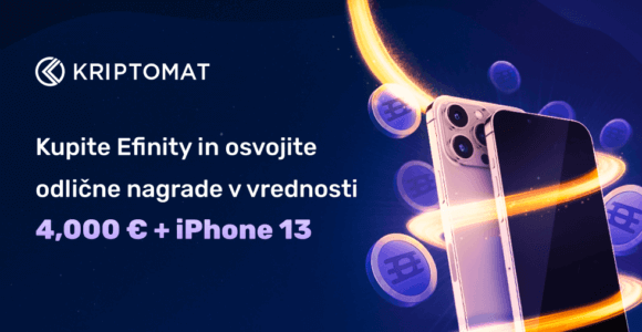 kupite efinity in osvojite odlične nagrade v vrednosti 4,000 € + iphone 13