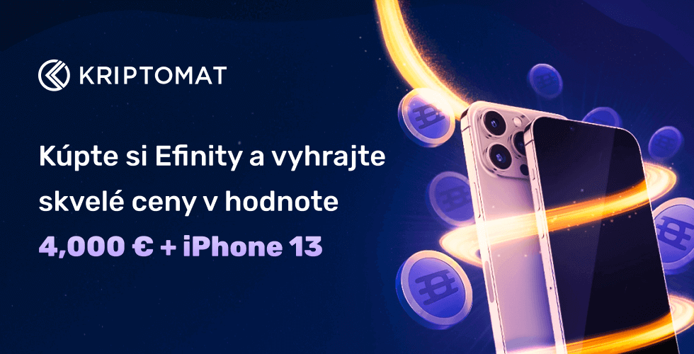 kúpte si efinity a vyhrajte skvelé ceny v hodnote 4000 € + iphone 13