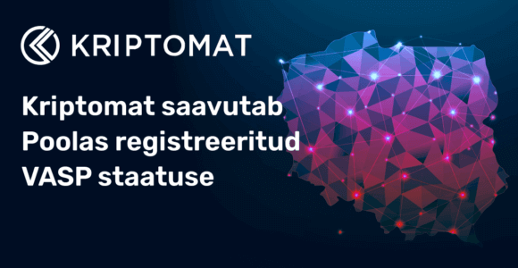 kriptomat saavutab poolas registreeritud vasp staatuse