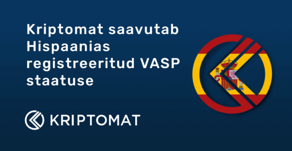 kriptomat saavutab hispaanias registreeritud vasp staatuse