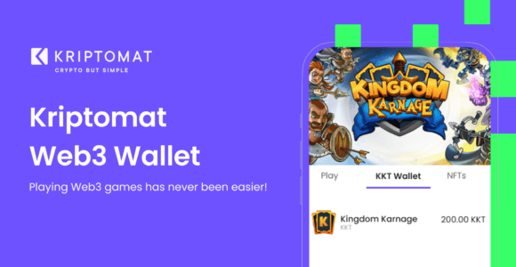 kriptomat launches game-changing gamefi web3 wallet, revolutionizing access to web3 games for mainstream gamers